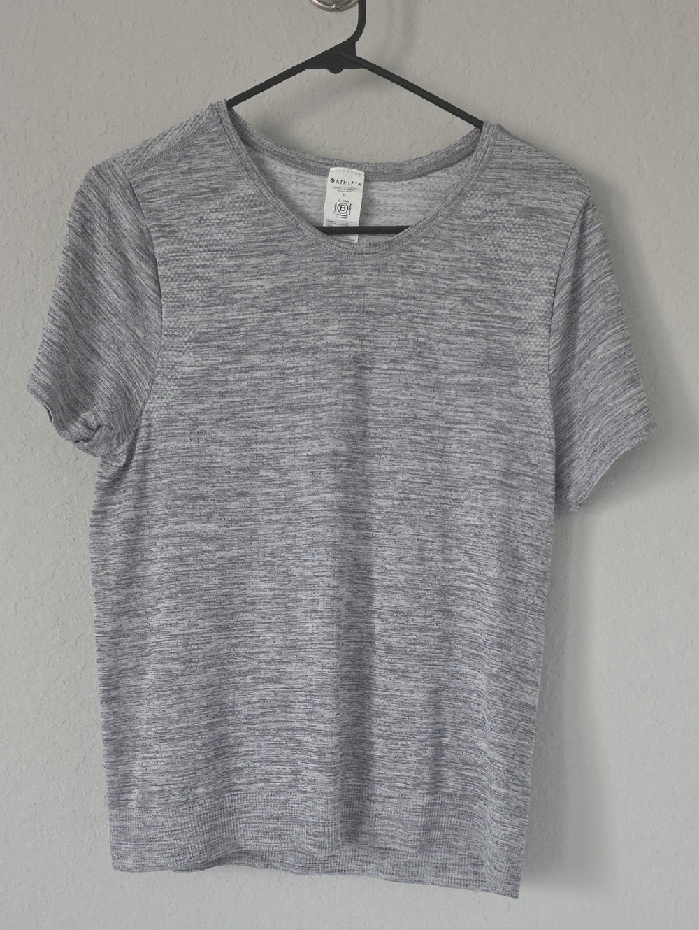 Athleta Medium Shortsleeve Gray Tee